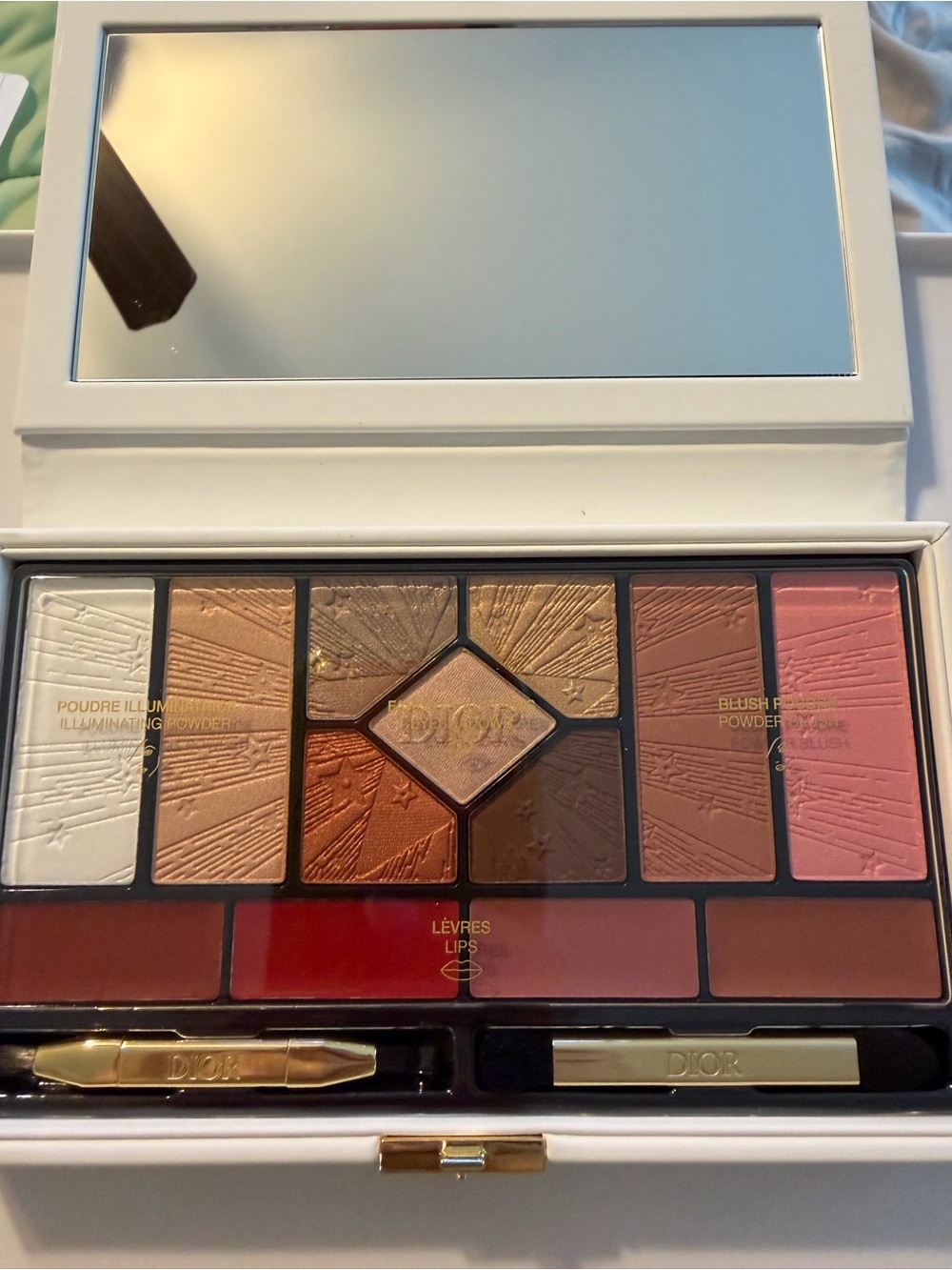 Dior Women Eyeshadow & Cheek Palette — Nude, Pink, Gold, Brown NEW no box
